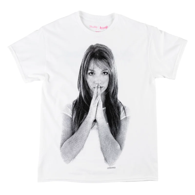 T-Shirt For Roadie Life-Britney Spears X Welcome - Believe Tee - White