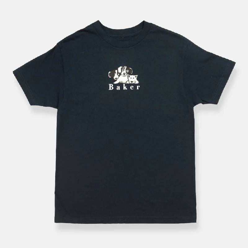 T-Shirt For Chill Vibes-Where My Dogs At Tee Navy