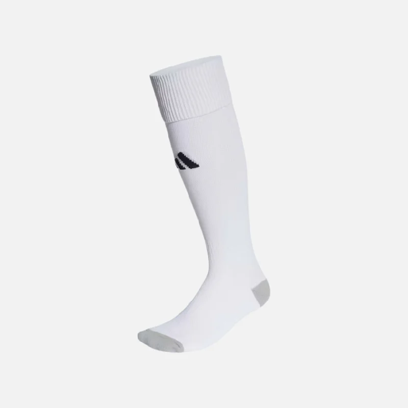 Soft Touch Velvet Sock-Adidas Milano 23 Unisex Football Socks -White/Black