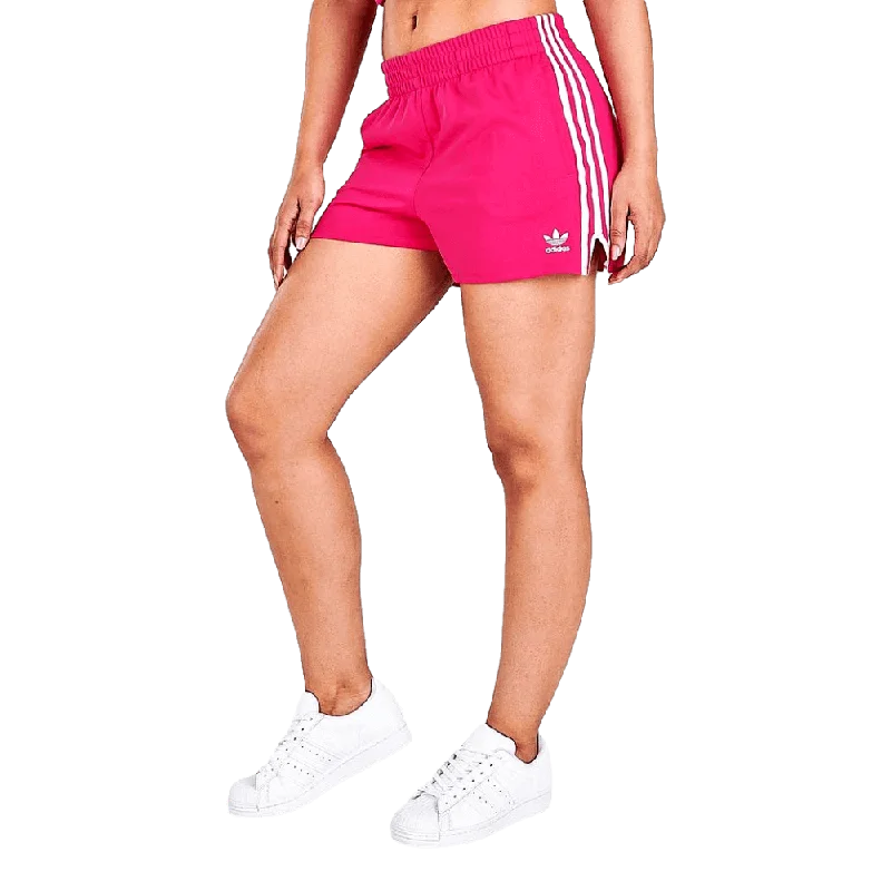 Shorts For Digital Nomads-Adidas Originals Adicolor Classics 3 Stripes Women's Shorts