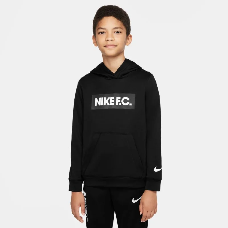 Hoodie for DIY paint projectsYouth Nike F.C. Pullover Hoodie [Black]