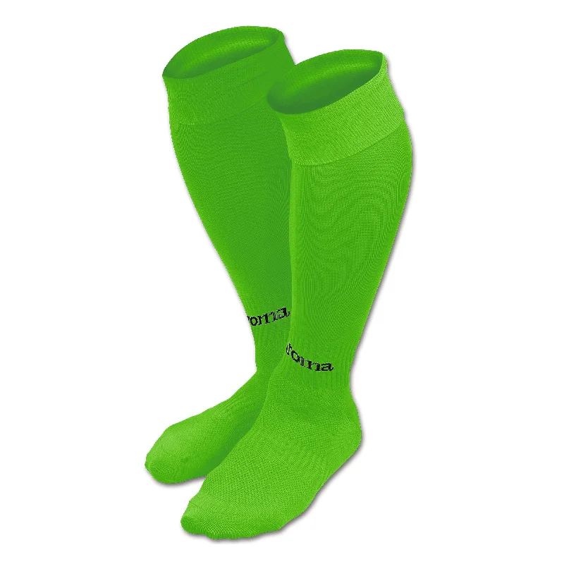 Seamless No-Show Sock-CSR Goalkeeper Joma Classic II Sock (Fluor Green)