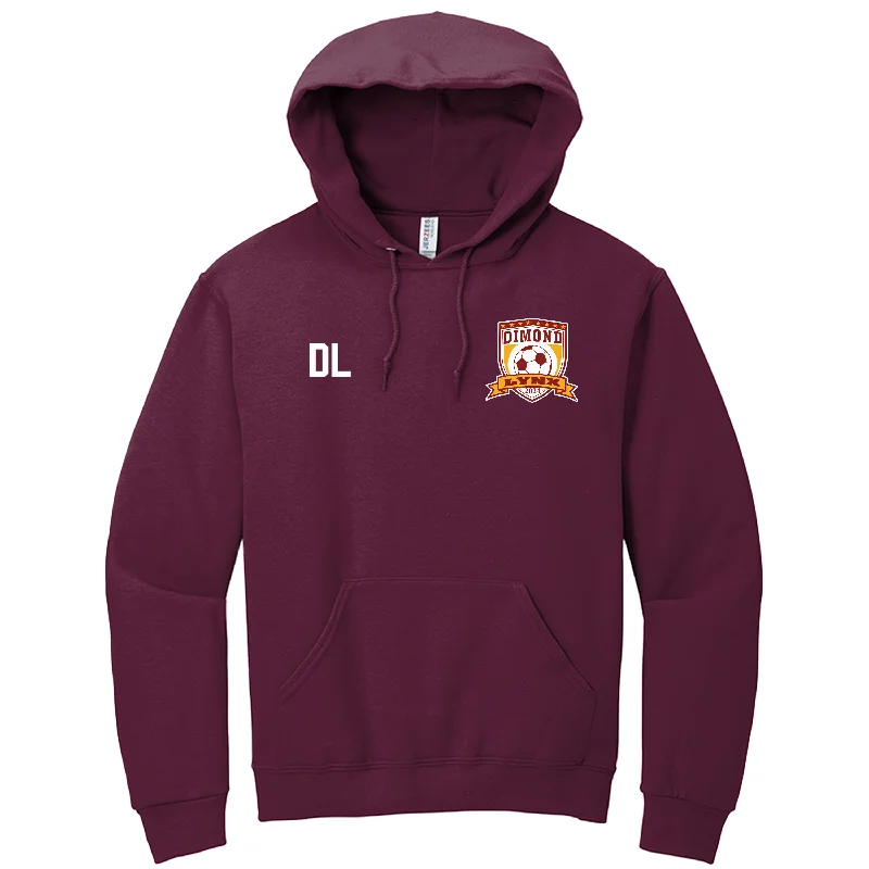 Hoodie for long flight comfortDimond HS Crest Hoodie [Varisty & JV]