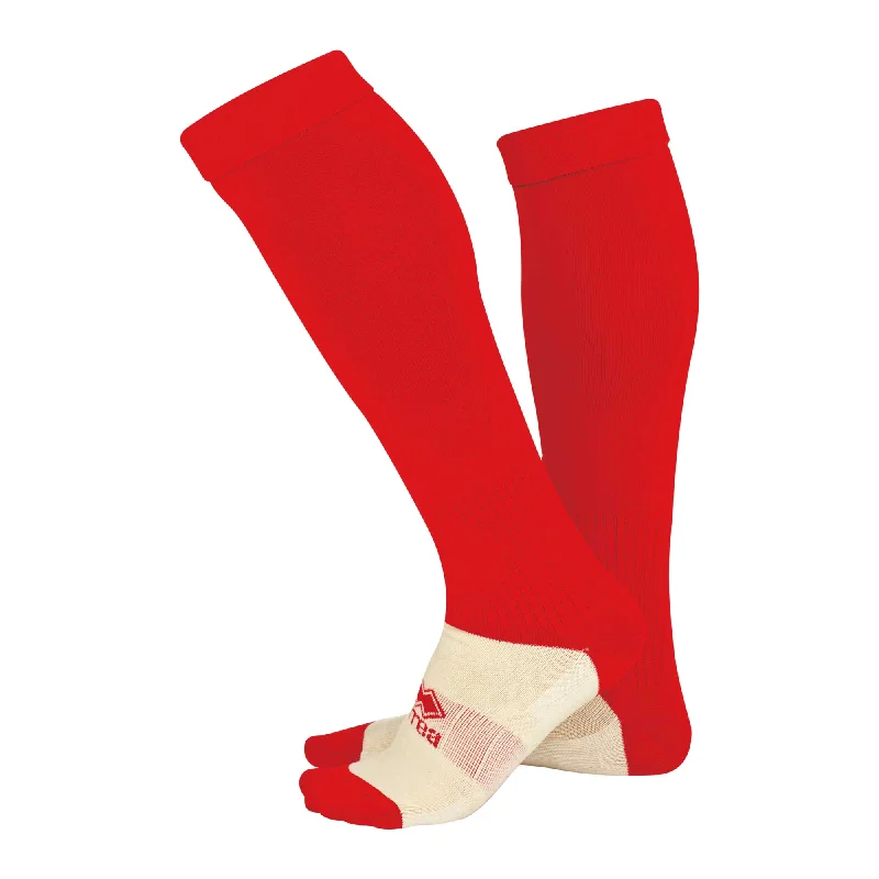 Lightweight Barely-There Sock-Errea Polyestere Football Sock (Red)