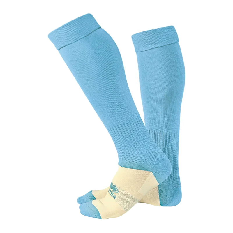 Wool Blend Ski Sock-Errea Polyestere Football Sock (Sky Blue)