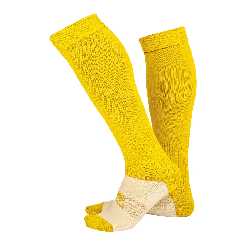 Seamless Compression Sock-Errea Polyestere Football Sock (Yellow)