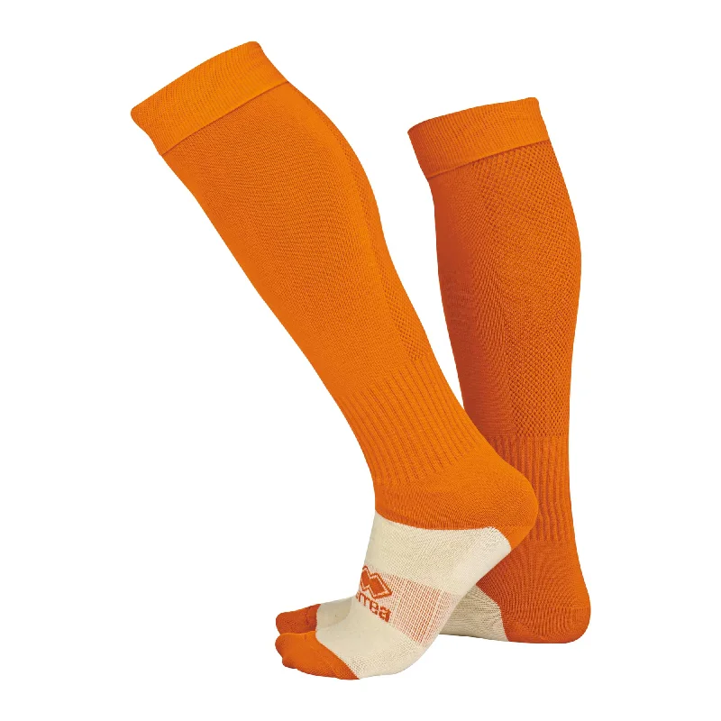 Neon Bright Festival Sock-Errea Transpir Football Sock (Orange)