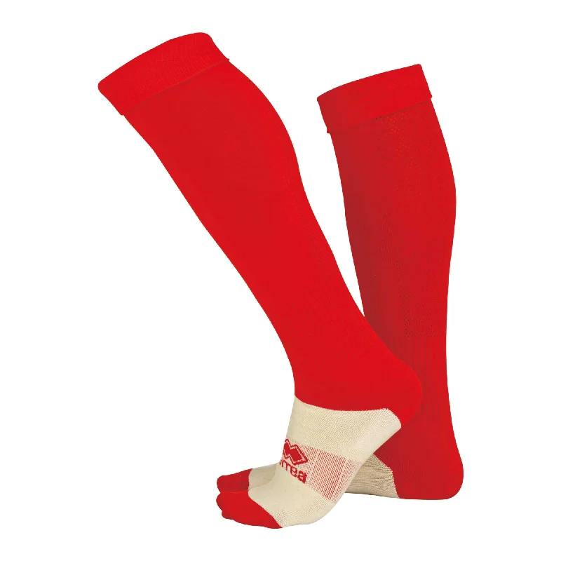 Moisture-Wicking Sport Sock-Errea Transpir Football Sock (Red)