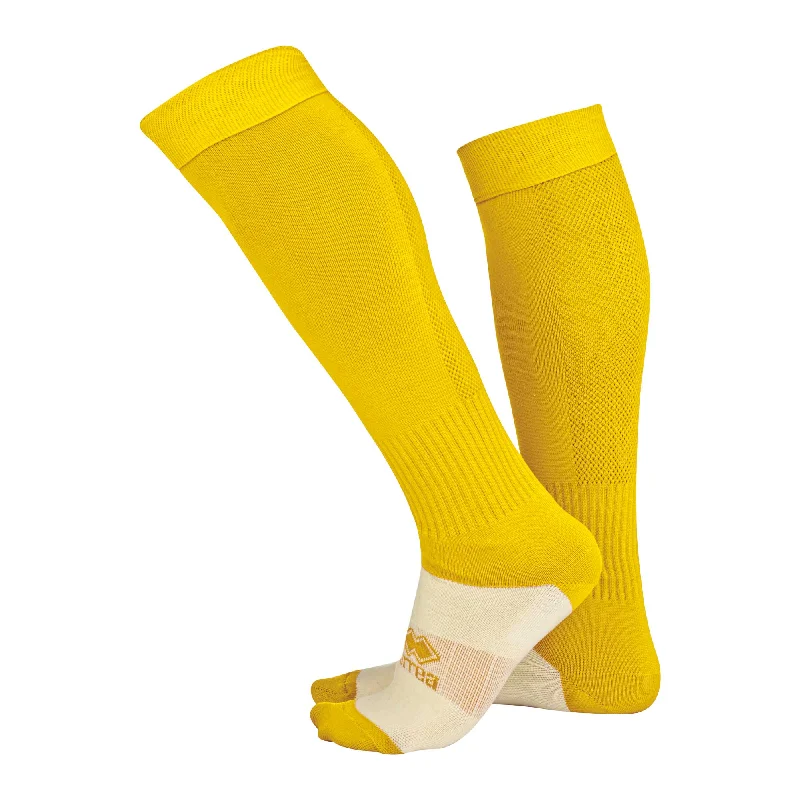 Soft Cashmere Blend Sock-Errea Transpir Football Sock (Yellow)