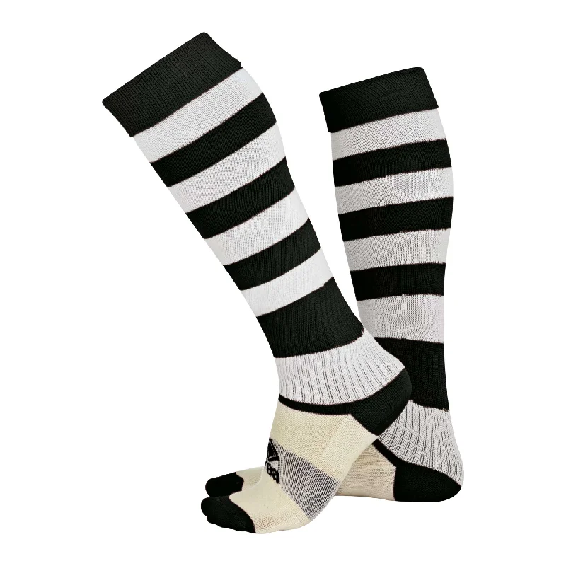 Anti-Blister Walking Sock-Errea Zone Football Sock (Black/White)