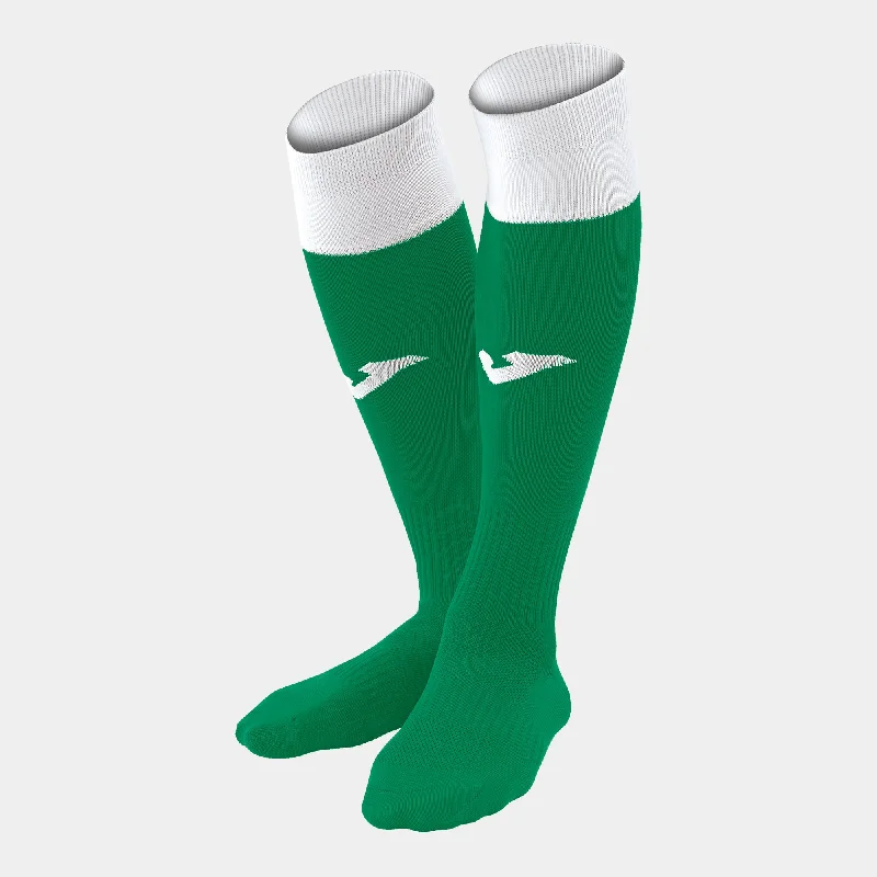 Sleek Monotone Business Sock-Joma Calcio 24 Sock 4 Pack (Green Medium/White)