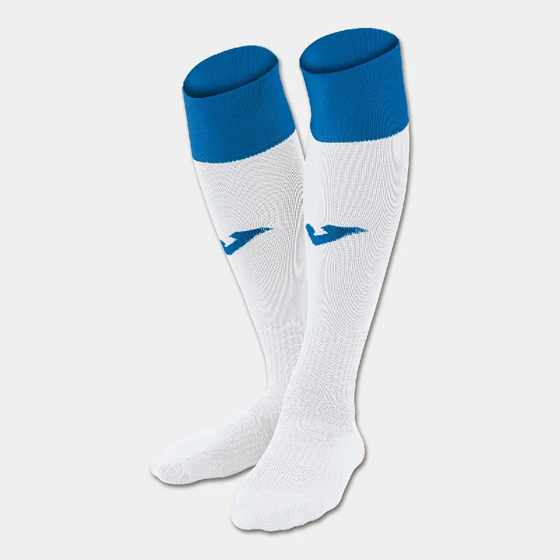 Ultra-Soft Angora Wool Sock-Joma Calcio 24 Sock 4 Pack (White/Royal)