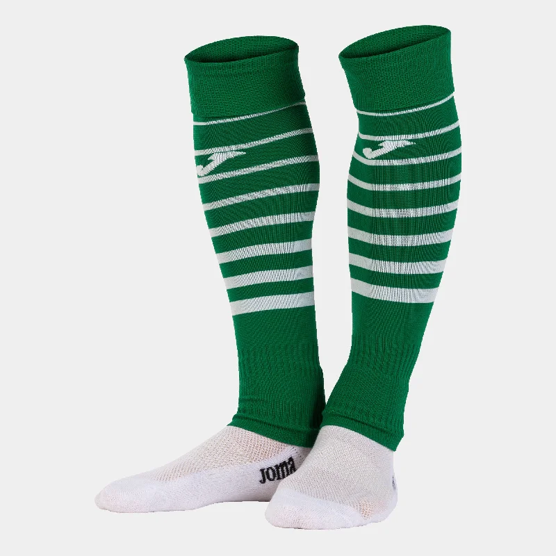 Extra Padded Hiking Sock-Joma Premier II Cut Sock 4 Pack (Green Medium/White)