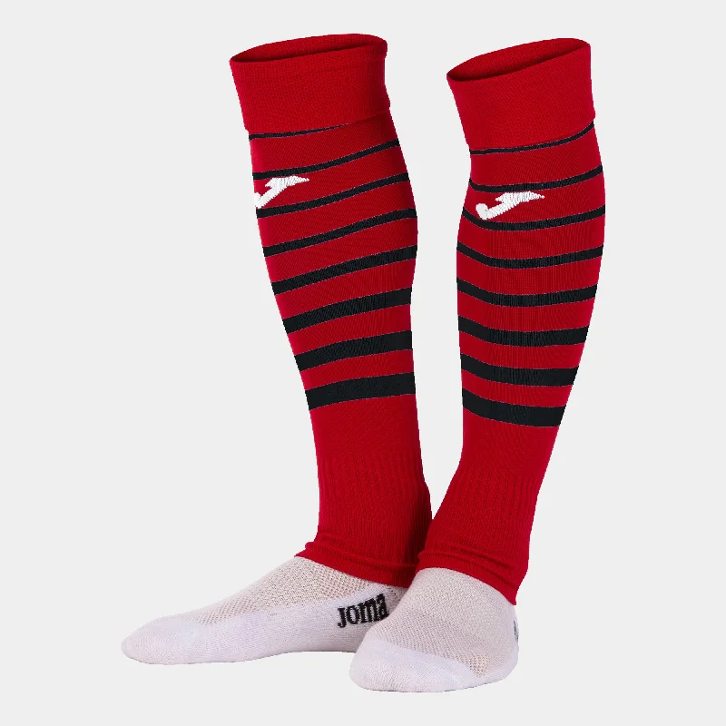 Premium High-End Fashion Sock-Joma Premier II Cut Sock 4 Pack (Red/Black)