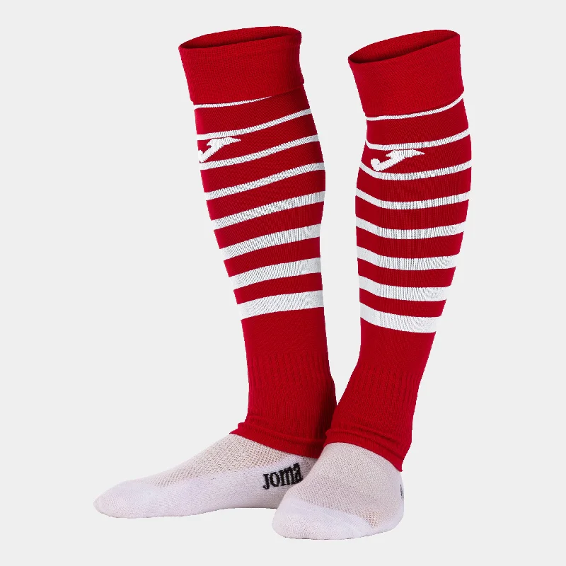 Lightweight Airport Travel Sock-Joma Premier II Cut Sock 4 Pack (Red/White)