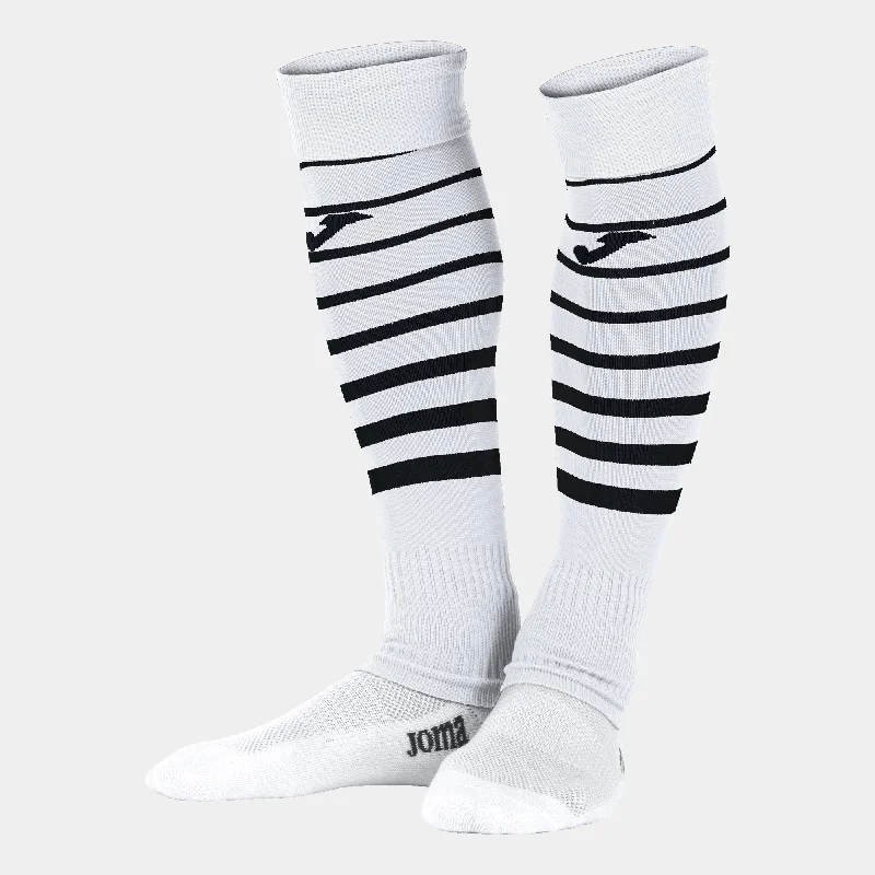 Ultra-Absorbent Breathable Sock-Joma Premier II Cut Sock 4 Pack (White/Black)