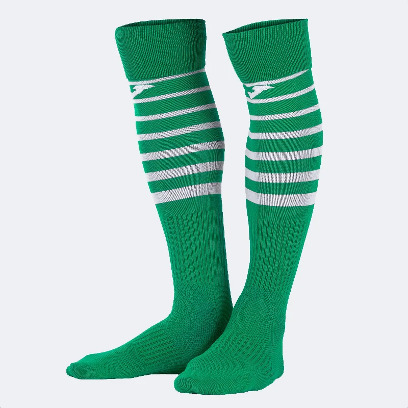 Seam-Free Soft Comfort Sock-Joma Premier II Sock 4 Pack (Green Medium/White)