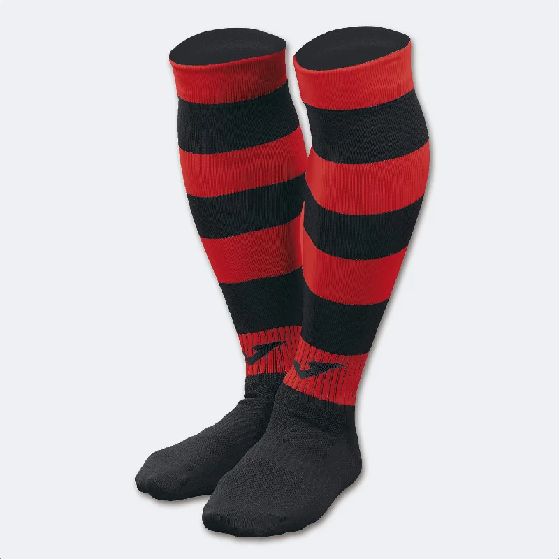 Arch Support Running Sock-Joma Zebra II Sock 4 Pack (Black/Red)