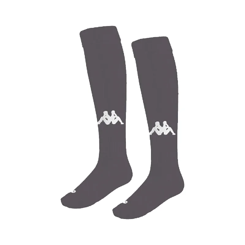 Edgy Punk Rock Sock-Kappa Penao Football Socks (Grey Smoke)