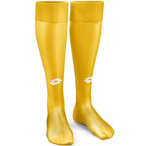 Neon Bright Festival Sock-Lotto Performance Sock - Gold / White