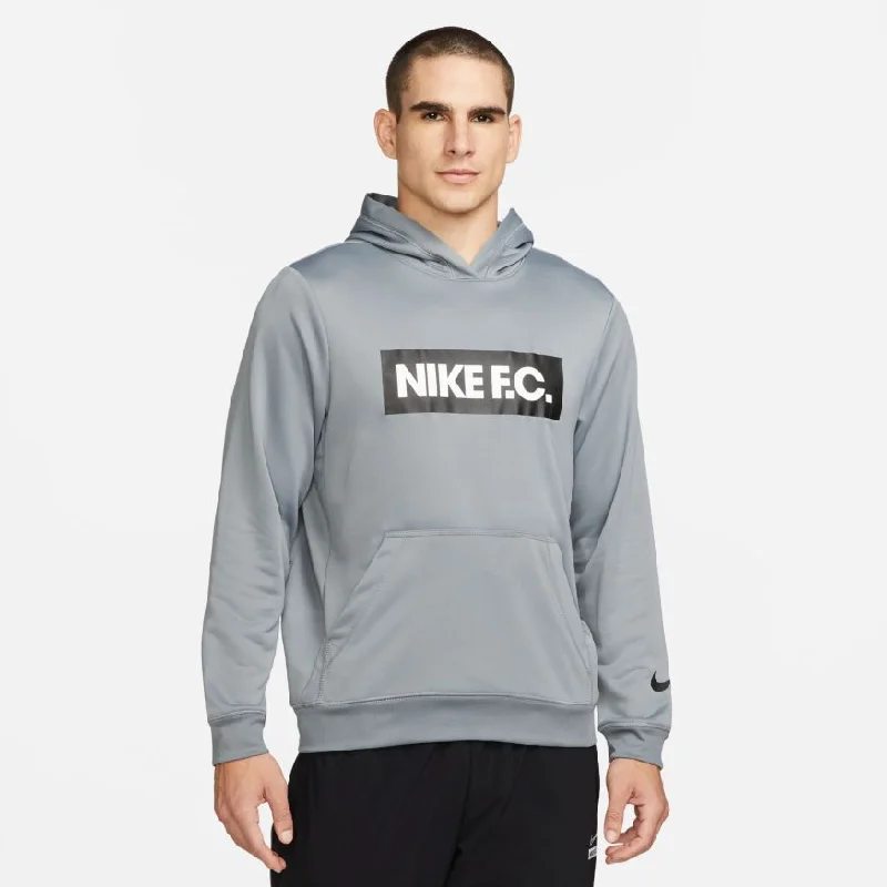 Hoodie for rainy day comfortMen's Nike F.C. Pullover Hoodie [Cool Grey]