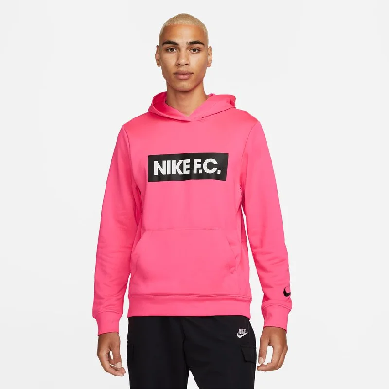 Hoodie for minimalist street styleMen's Nike F.C. Pullover Hoodie [Hyper Pink]