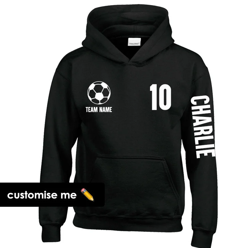 Hoodie for winter sports fansTeamKitz Core Football Team Sleeve Hoodie