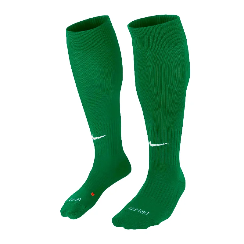 Super Stretch Maternity Sock-Nike Classic II Cushion Over-The-Calf Socks Pine Green