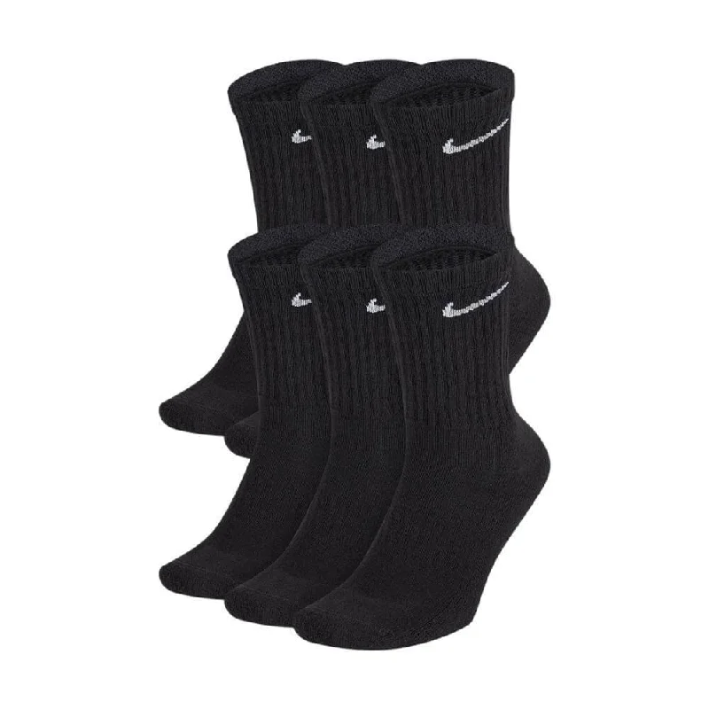 Versatile Casual Crew Sock-Nike Everyday Cushioned Crew Socks (6 Pack)