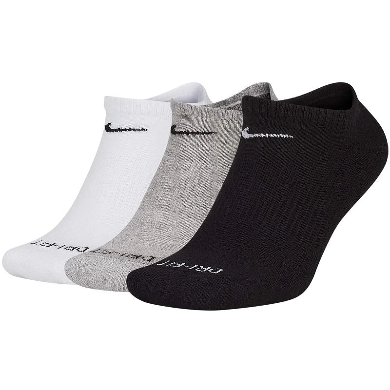 Vivid Tie-Dye Splash Sock-Nike Everyday Plus Cushioned (3 Pair) Socks Black/White/Grey