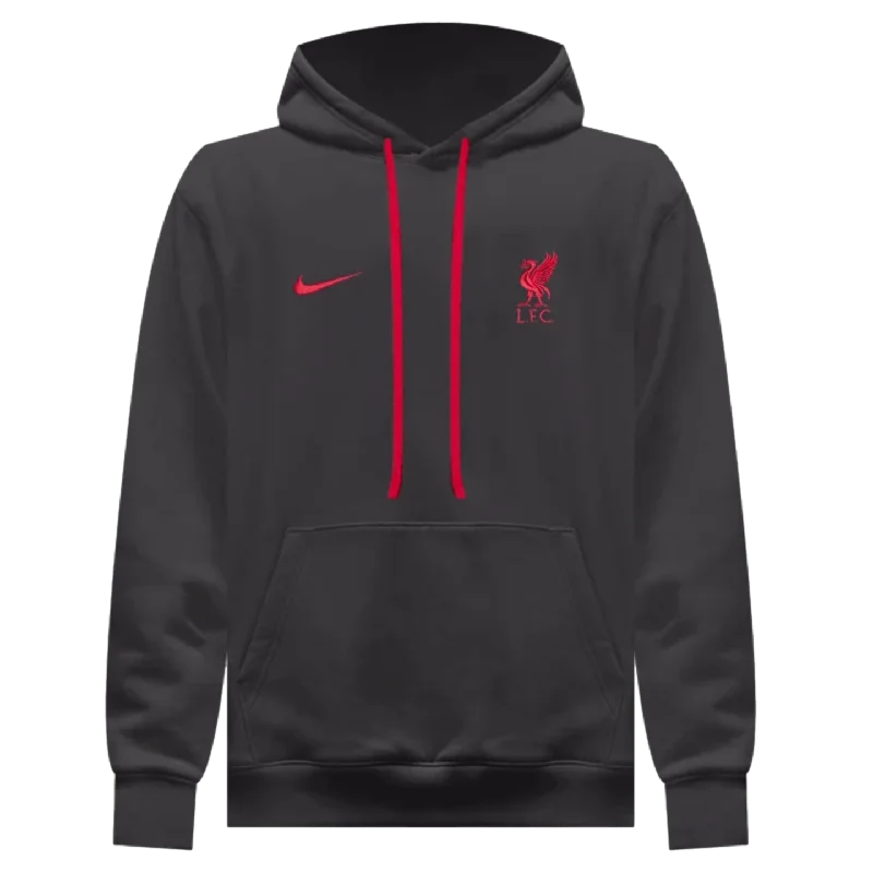 Hoodie with distressed denim styleNike Liverpool Club Fleece Hoodie