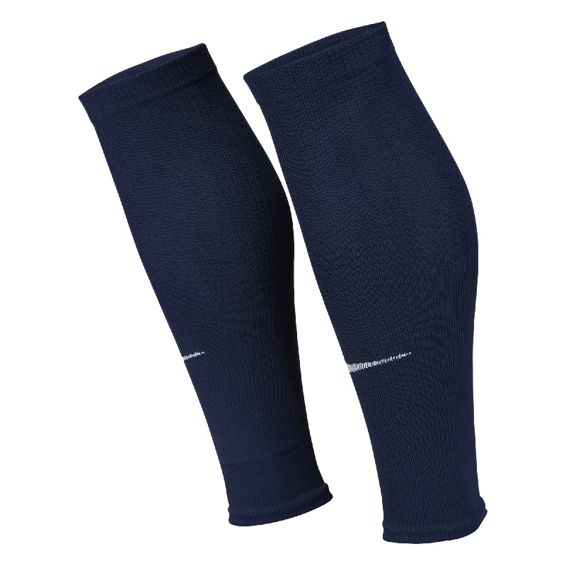 No-Slip Back Heel Sock-Nike Strike Sleeve Socks Navy