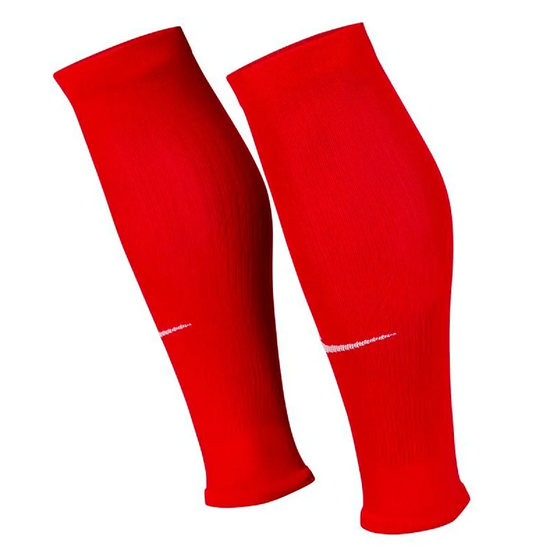 High-Performance Running Sock-Nike Strike Sleeve Socks Red