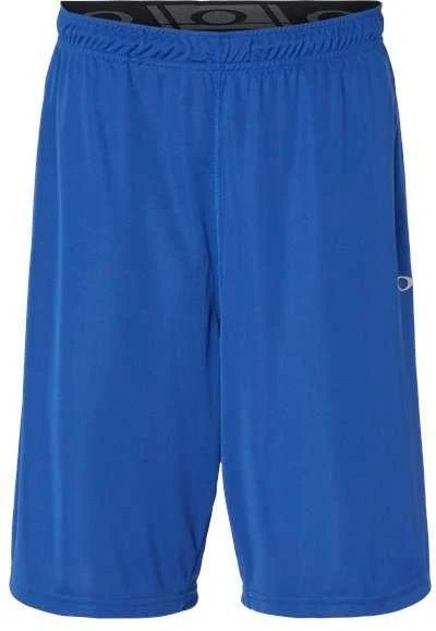 Shorts For Country Style-Oakley FOA402995 Team Issue Hydrolix Shorts - Team Royal