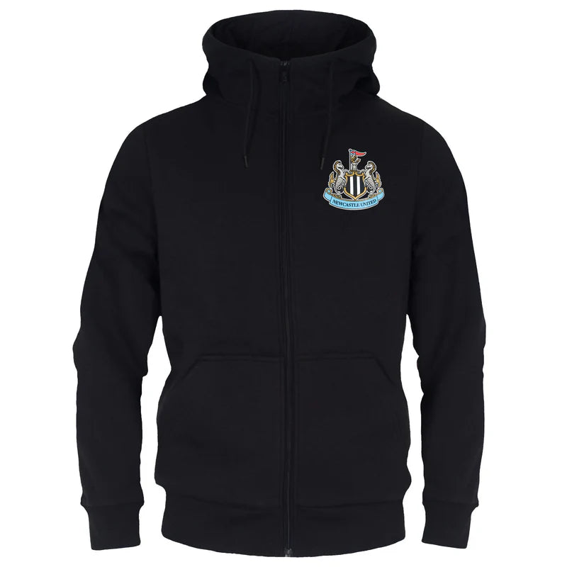 Hoodie for cold office daysOfficial Newcastle United FC Boys Zip Hoodie