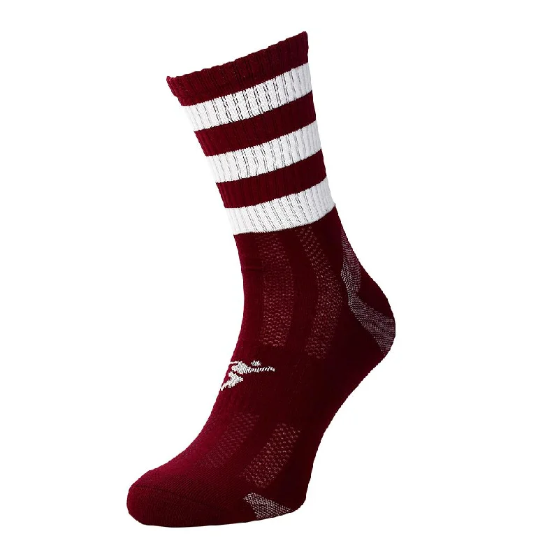 Maroon/White