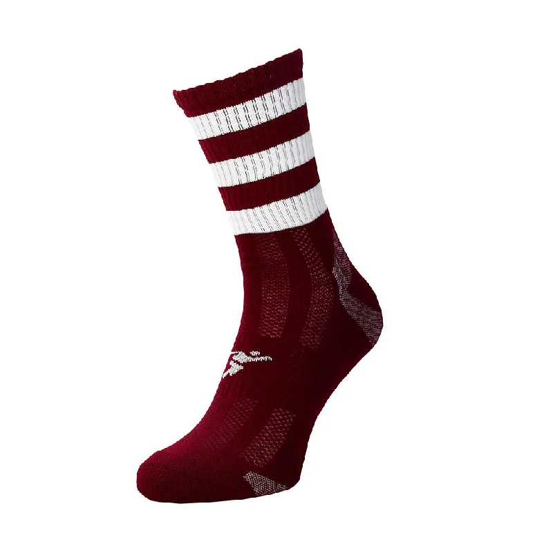 Maroon/White