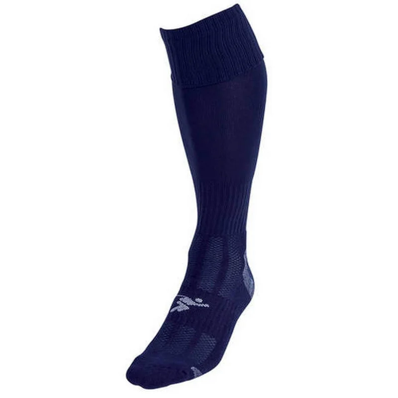 Fashionable Patterned Sock-Precision Training Plain Pro Football Socks - Youth - Navy