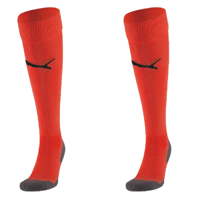 Durable Cotton Work Sock-Puma Liga Core Football Sock (NRGY Red)