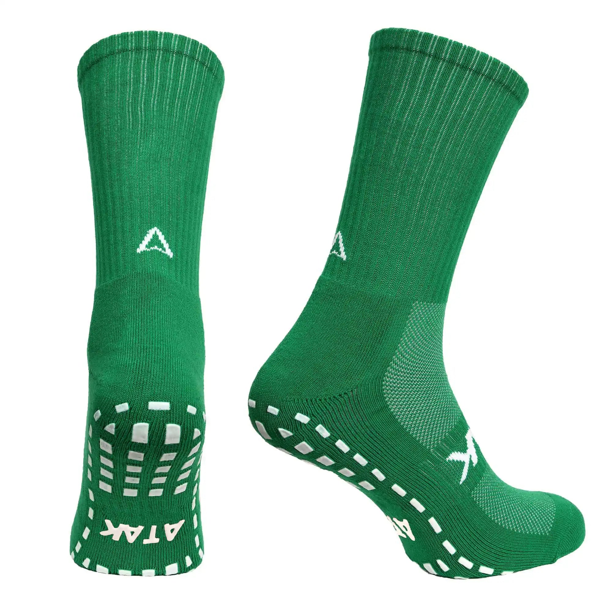 Cute Cartoon Printed Sock-Shox Grip Socks | Green