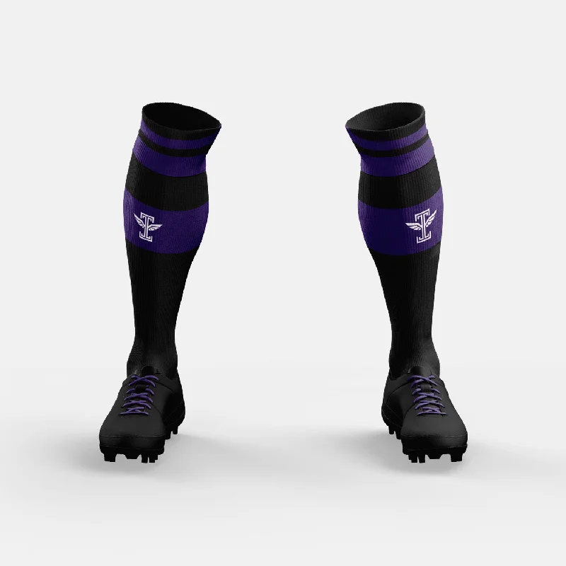 Premium Silk Blend Sock-South Garner High School Black Socks 2024