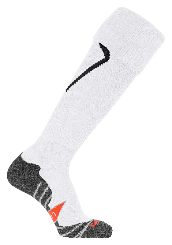 Soft Fluffy Bedtime Sock-Stanno Forza Football Sock (White/Black)