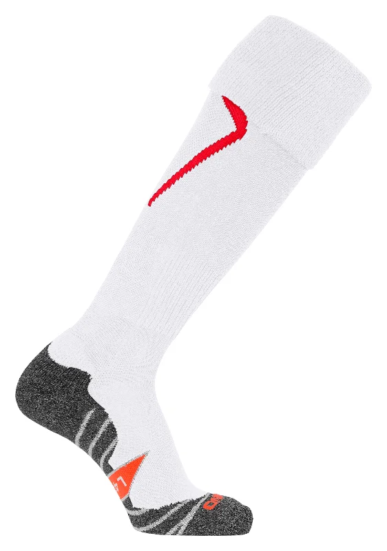 Trendy Harajuku Style Sock-Stanno Forza Football Sock (White/Red)