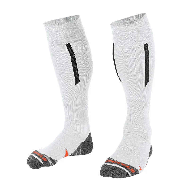 Lightweight Summer Sock-Stanno Forza II Football Sock (white/black)