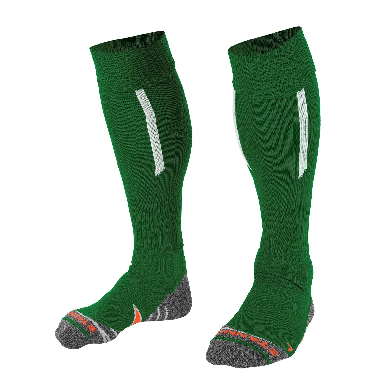 Premium Merino Wool Sock-Stanno Forza II Football Sock (white/green)