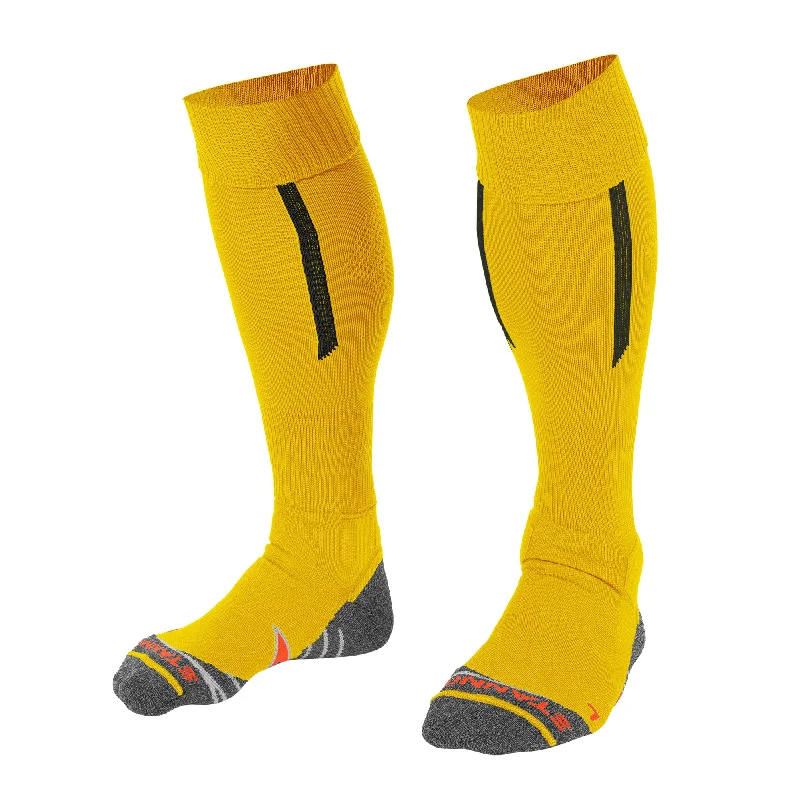 Feather-Light Running Sock-Stanno Forza II Football Sock (yellow/black)