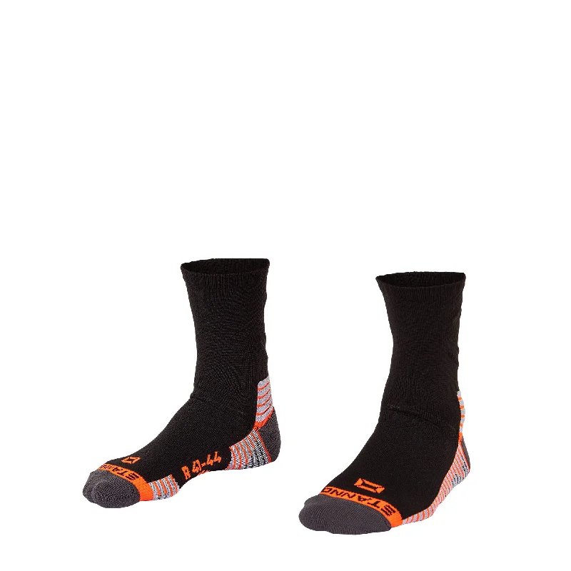 Non-Slip Grip Sock-Stanno Move Crew Sock (Black)