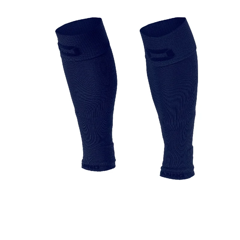 Premium Wool Cushioned Sock-Stanno Move Footless Football Sock (Navy)