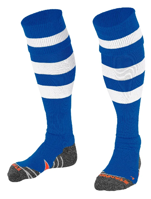 No-Show Invisible Sock-Stanno Original Football Sock (Royal/White)