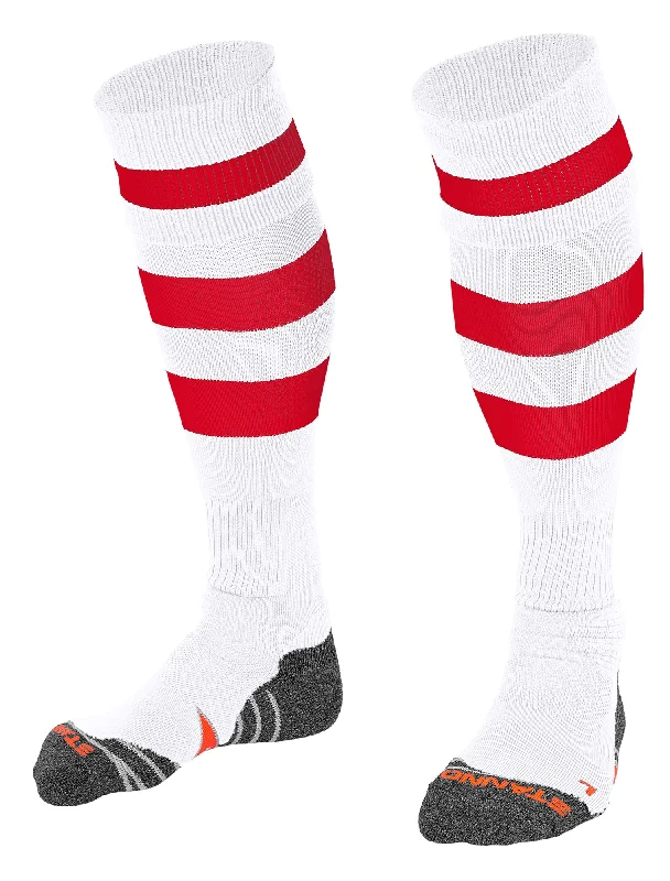 Smart Casual Business Sock-Stanno Original Football Sock (White/Red)